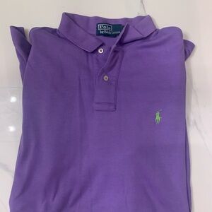 Polo by Ralph Lauren Purple Polo Shirt Classic Design